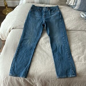 Levi’s Wedgie Straight Button Fly Jean, Size 28